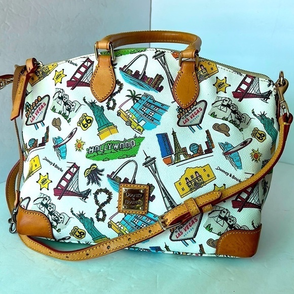 Dooney & Bourke EUC Route66 Satchel - Picture 1 of 14